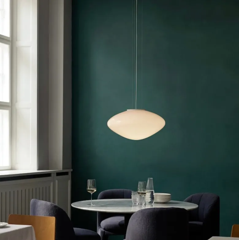 Mist AP20 taklampa vit/opalglas