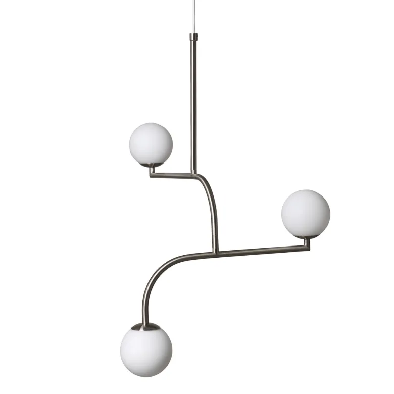 Mobil 70 Taklampa Nickel, opal
