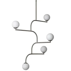 Mobil 100 Taklampa nickel/opal