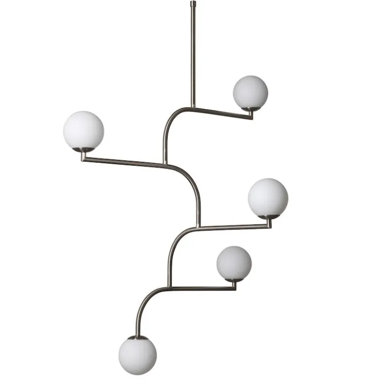 Mobil 100 Taklampa nickel/opal