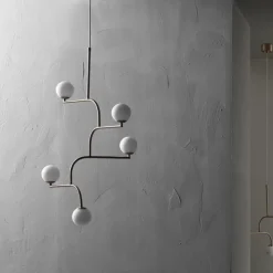 Mobil 100 Taklampa nickel/opal