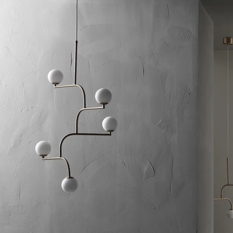 Mobil 100 Taklampa nickel/opal