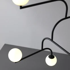 Mobil 100 Taklampa svart/opal