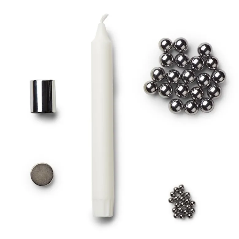 Molekyl 2 ljusstake krom