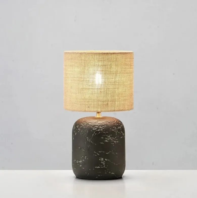 Montagna 45cm bordslampa svart/natur