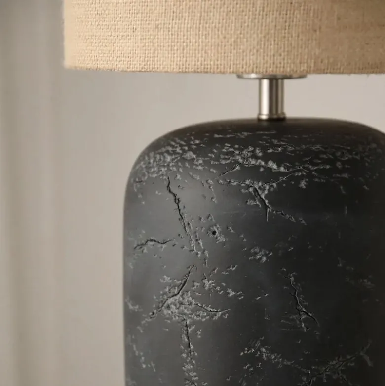 Montagna 45cm bordslampa svart/natur