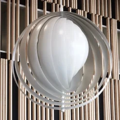Moon large Taklampa Vit