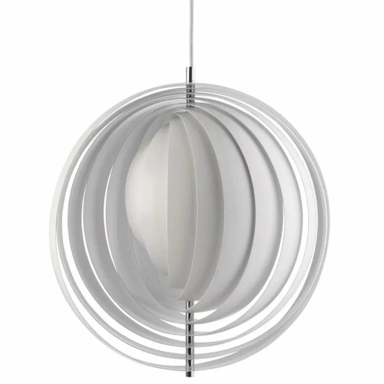 Moon large Taklampa Vit