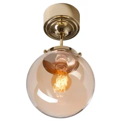 Mora H25 taklampa mässing