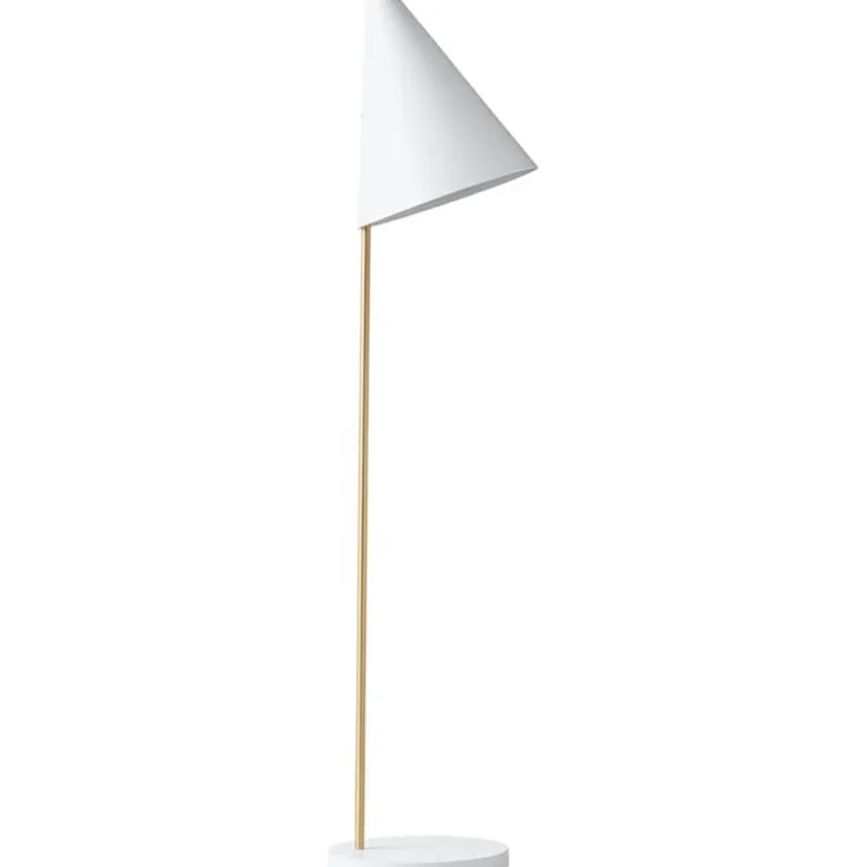 Mosaik golvlampa vit