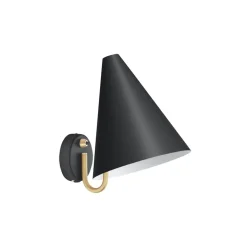Mosaik vägglampa svart