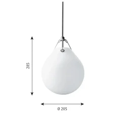 Moser 205 Taklampa white