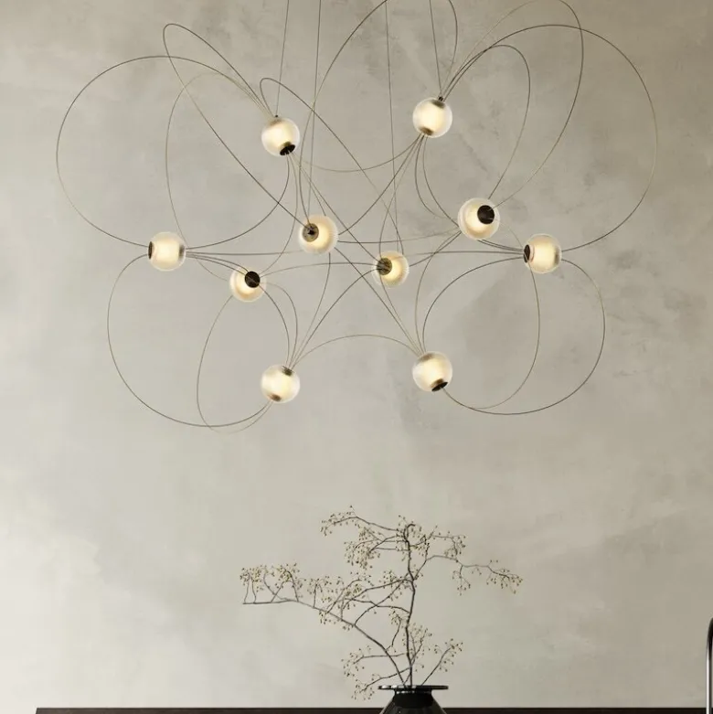Munari 10 taklampa ej monterad guld