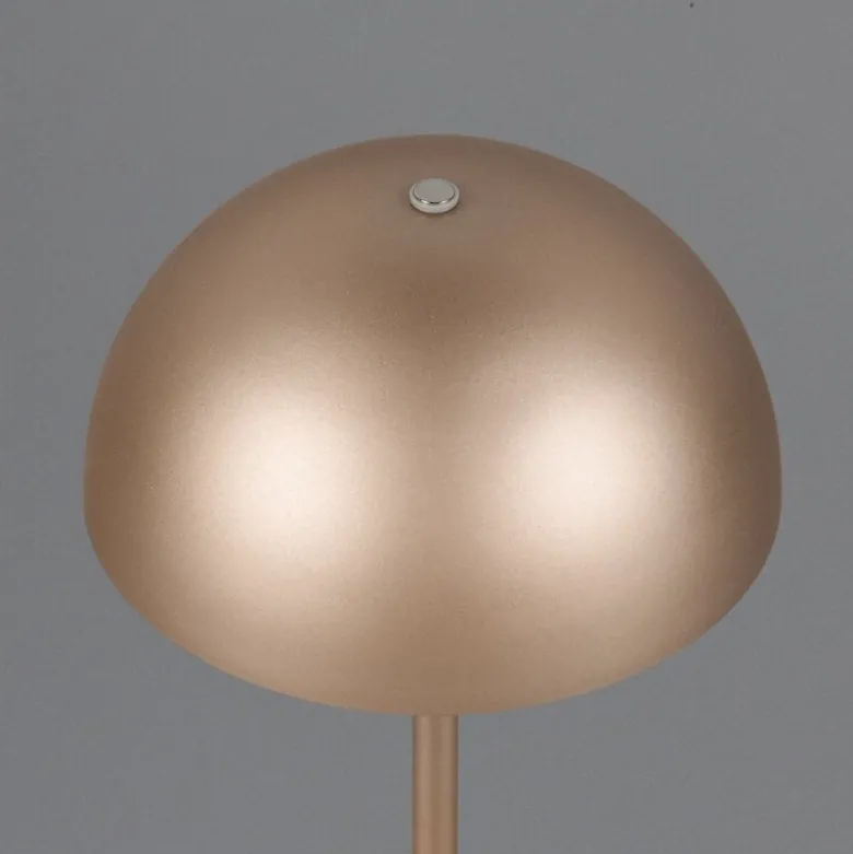 Munoz portabel bordslampa kaffe brun