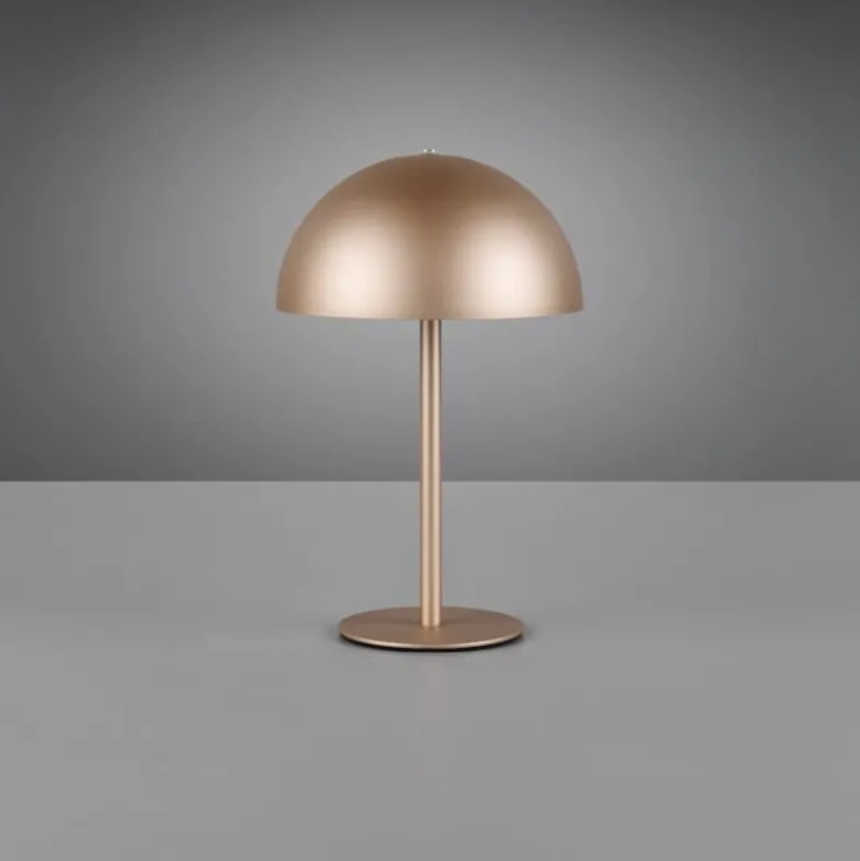 Munoz portabel bordslampa kaffe brun