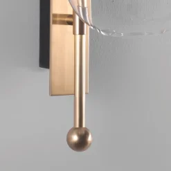 Naples vägglampa mässing
