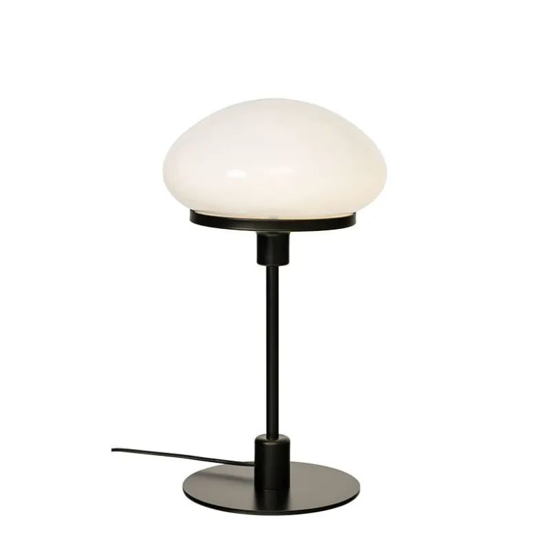New August bordslampa stor, svart/vit
