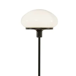 New August golvlampa svart/vit