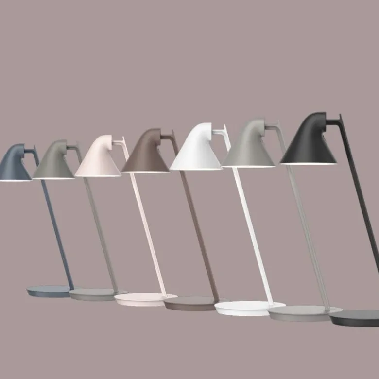 NJP Mini bordslampa Aluminium light grey