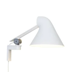 NJP vägglampa kort white