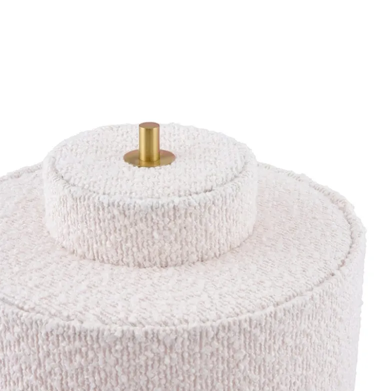 Noah 25 Bordslampa Vit bouclé