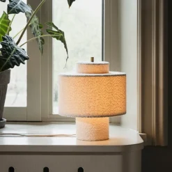 Noah 25 Bordslampa Vit bouclé