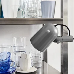 Noc klämlampa dark grey