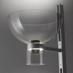 Nocturne 1 bowl golvlampa silver