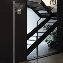 Nocturne 1 bowl golvlampa silver