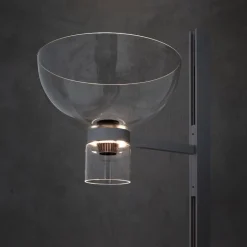 Nocturne 1 bowl golvlampa silver