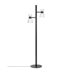 Nocturne 2 cone golvlampa svart
