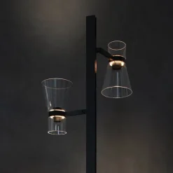 Nocturne 2 cone golvlampa svart