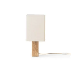 Nonna H49 bordslampa travertin/sand