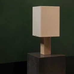 Nonna H49 bordslampa travertin/sand