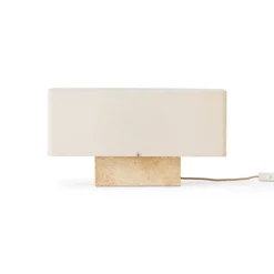 Nonna H30 bordslampa travertin/sand