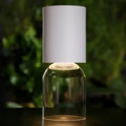 Nui mini outdoor bordslampa vit