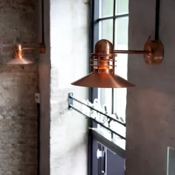 Nyhavn Vägglampa Utebelysning copper