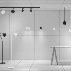 Ogle mini spotlight 3-fas svart