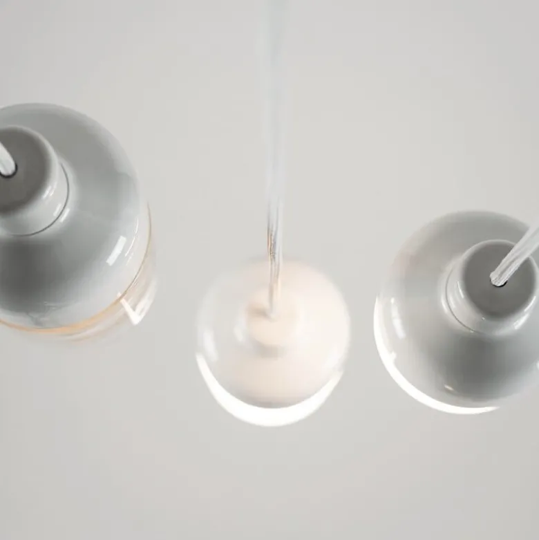 Ohm 100/215 taklampa IP44 E27 vit/matt opal