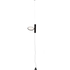 OK tak/golvlampa svart