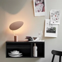Ombre bordslampa beige