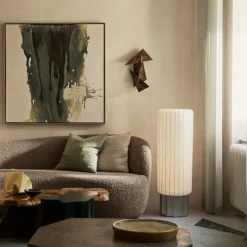 One Meter Floor lamp Cocoon, aluminium