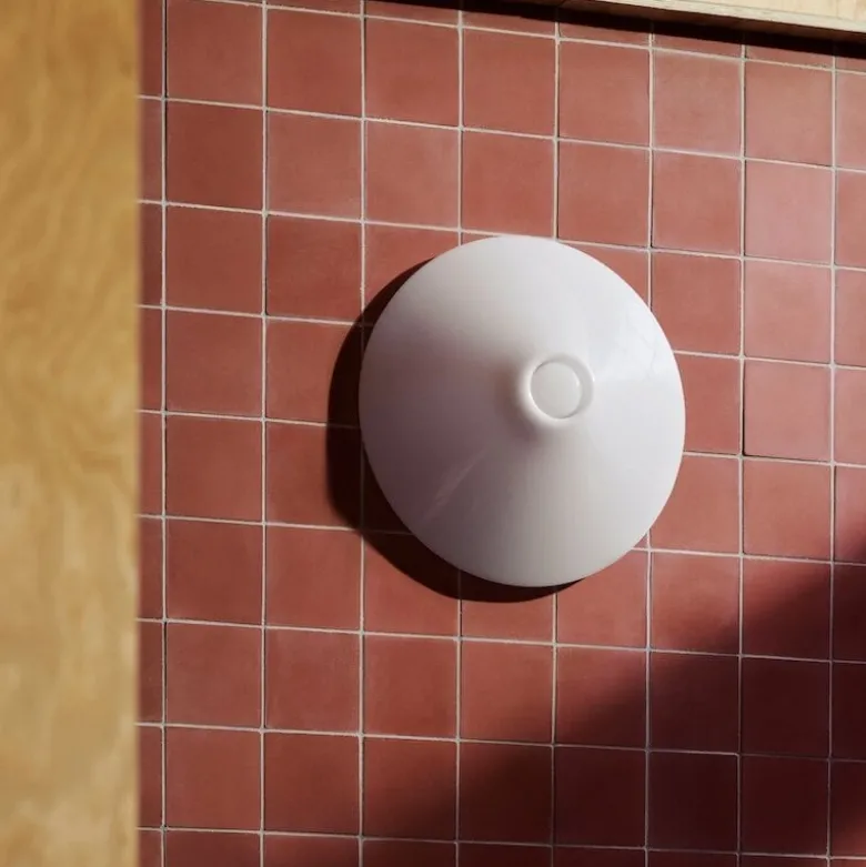 Ono 350 flush mount tak/vägglampa white opal acrylic