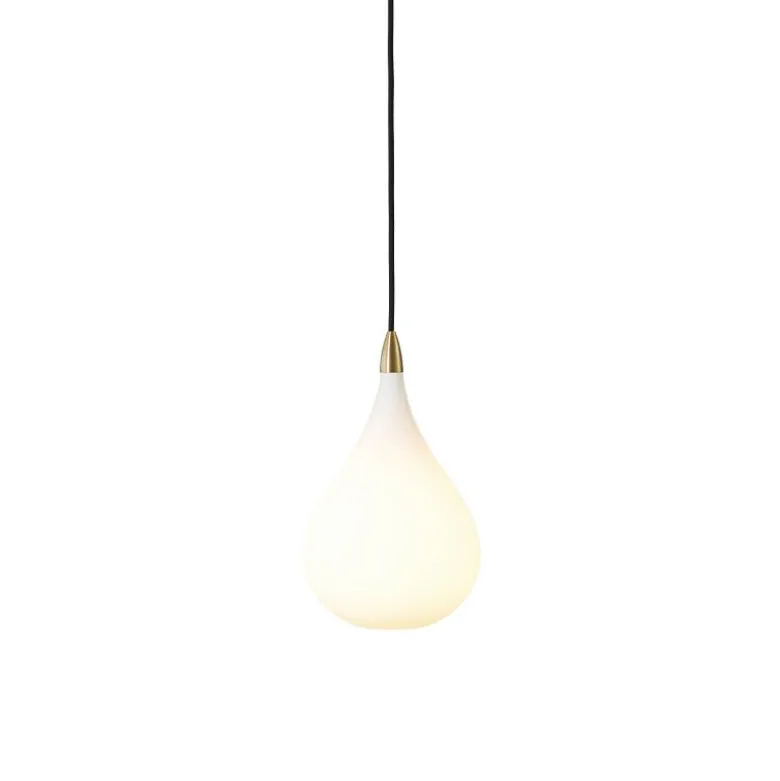 Opus 2 taklampa mässing/opal
