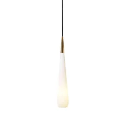 Opus 1 taklampa mässing/opal