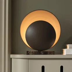 Orbit Bordslampa Mocha/brun marmor