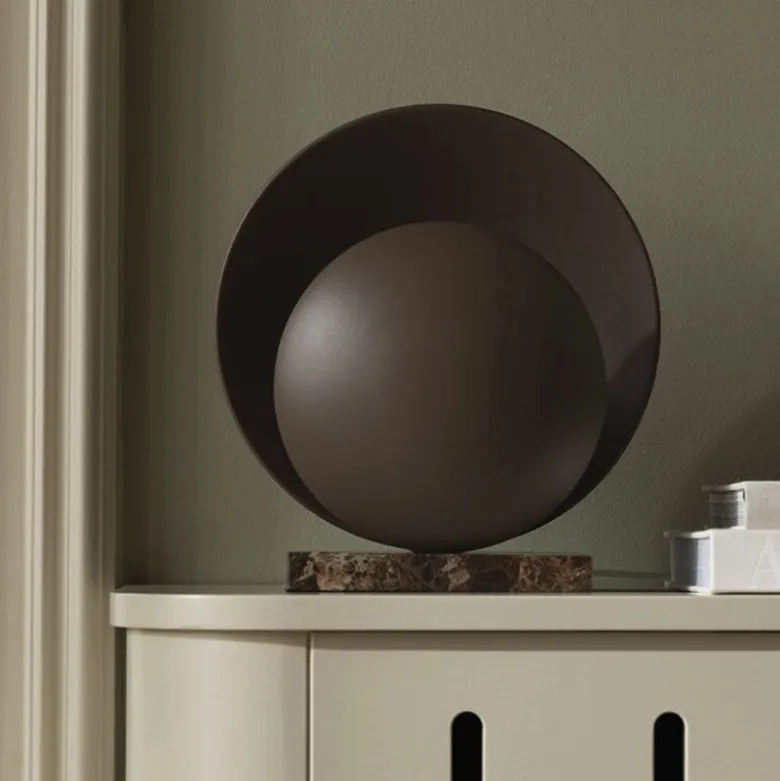 Orbit Bordslampa Mocha/brun marmor