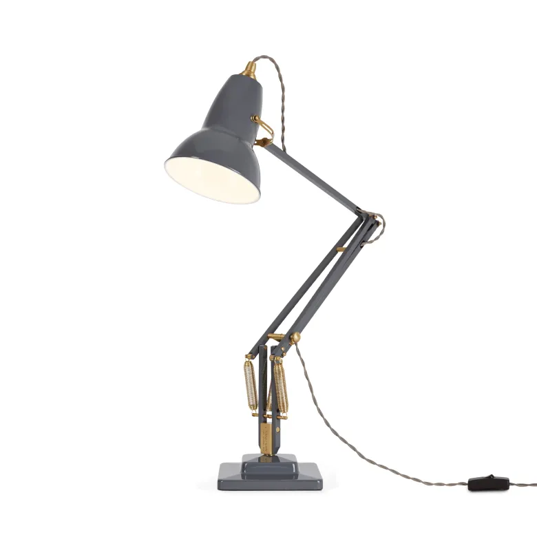 Original 1227 Brass bordslampa Elephant Grey