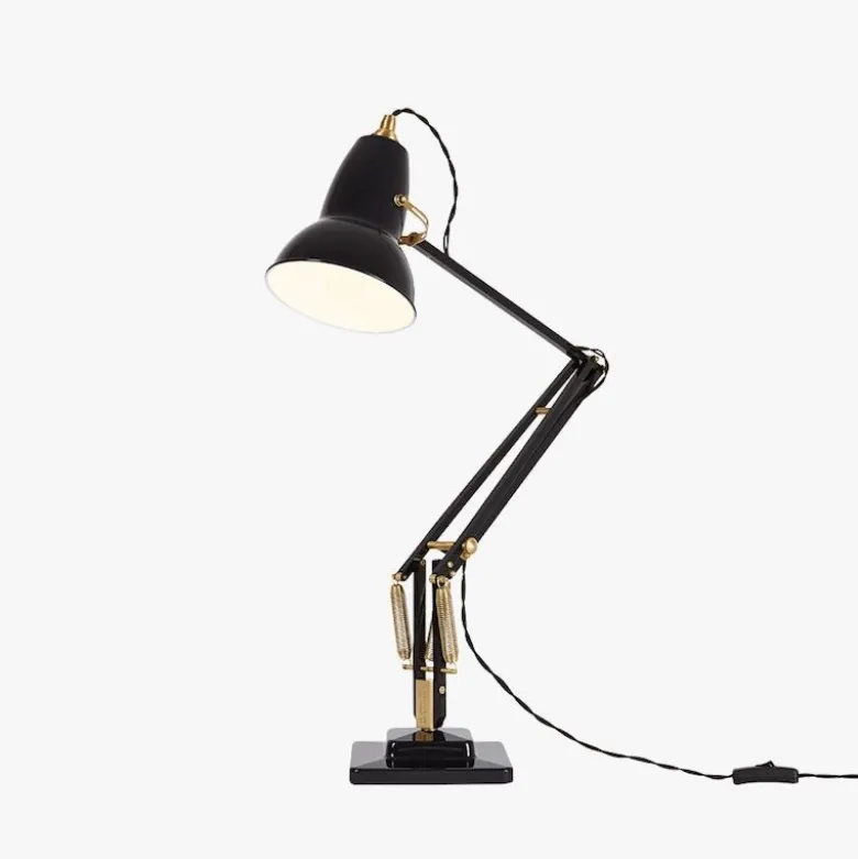 Original 1227 Brass bordslampa Jet Black