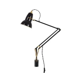 Original 1227 Brassvägglampa Jet Black
